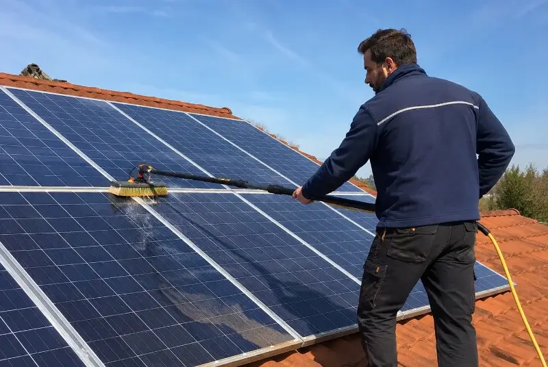 Nettoyage et entretien de panneaux solaires à Combefa