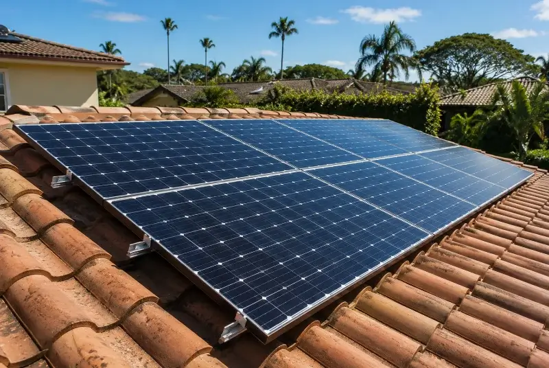 Installation de panneaux solaires à Combefa